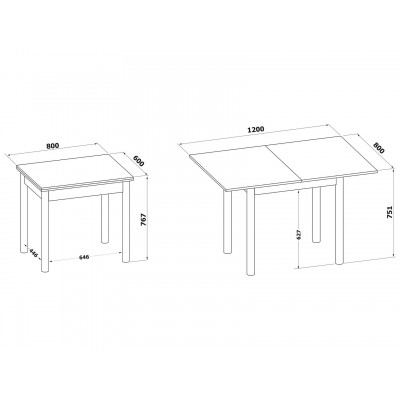 Кухонный стол СО-1м основное изображение