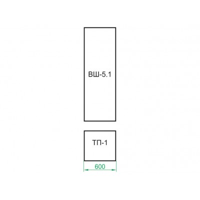 Прихожая в коридор ШО-1 + ВШ-5.1 + ТП-1 + ТП-4 + ПЗ-4 основное изображение