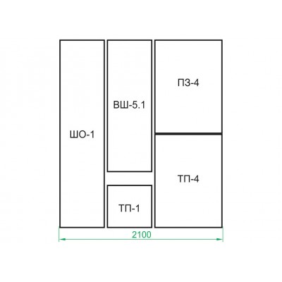 Прихожая в коридор ВШ-5.1 + ТП-1 + ТП-4 + ПЗ-4 основное изображение