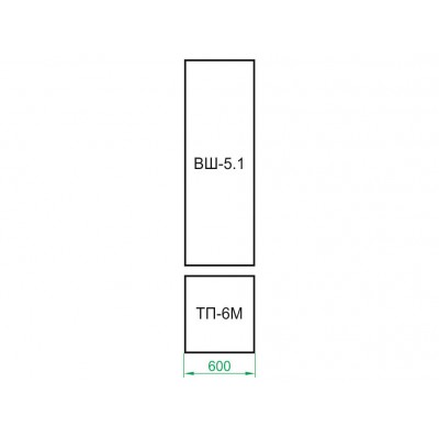 Прихожая в коридор ВШ-5.1 + ТП-6М + ТП-2 + ПЗ-3 + ШО-1 основное изображение