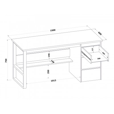 Письменный стол СПм-214 основное изображение