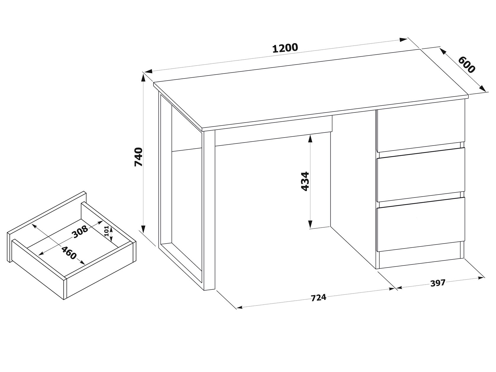 Стол компьютерный сокол спм 205 лдсп дуб делано - 86 фото
