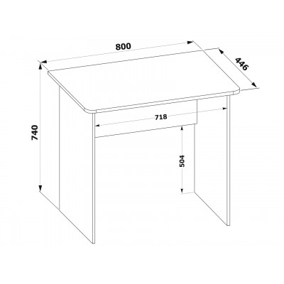 Письменный стол СПМ-08В основное изображение