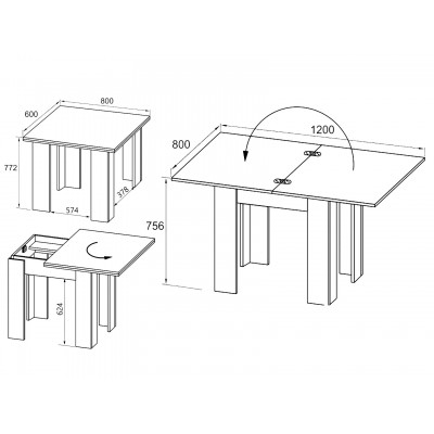 Кухонный стол СО-1 основное изображение