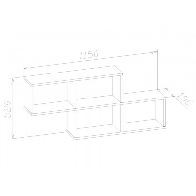 Настенная полка ПК-3 основное изображение