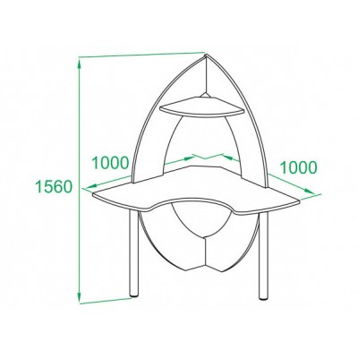 Компьютерный стол КСТ-101 основное изображение